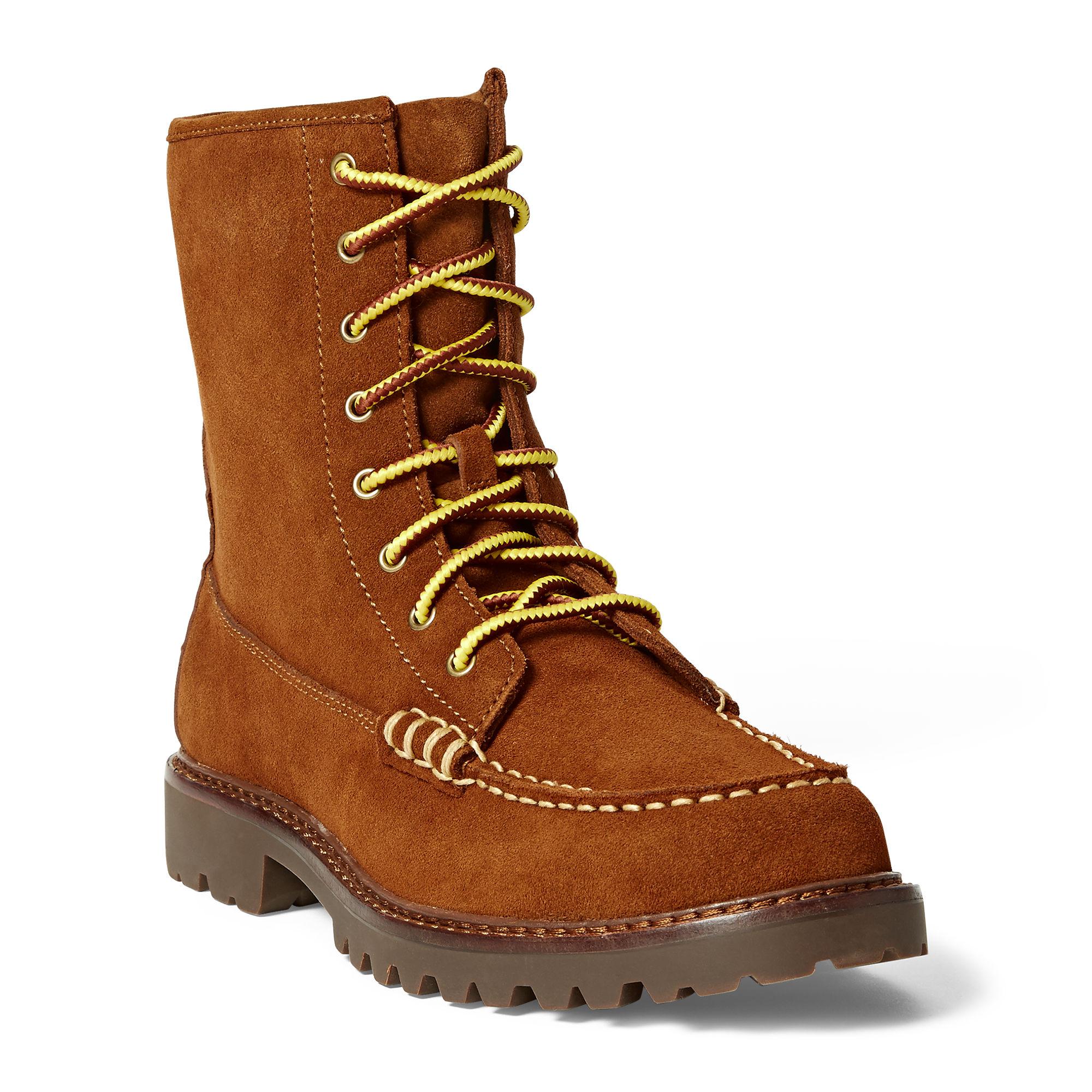 Polo Ralph Lauren Flaxby Suede Work Boot for Men Lyst